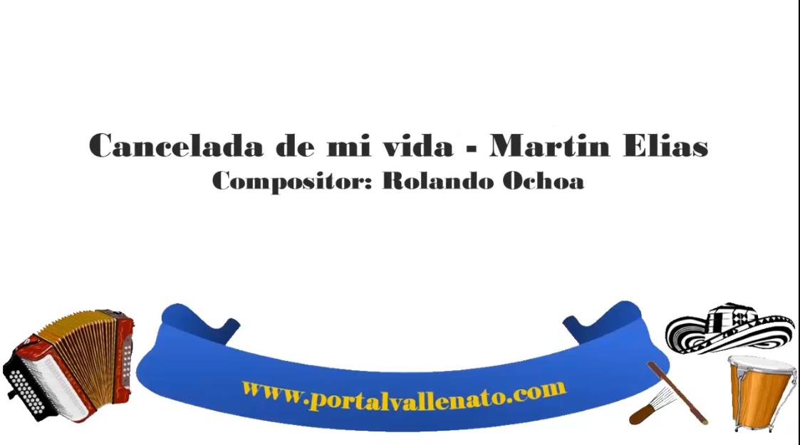 Cancelada de mi vida - Martín Elias (Letra)