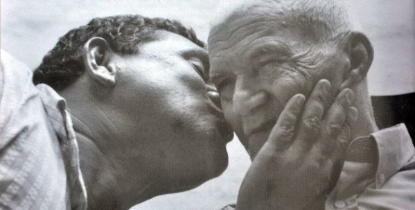 Poncho Zuleta y su padre Emiliano Zuleta Baquero