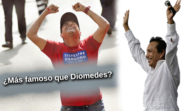 Silvestre Dangond es más famoso que Diomedes Díaz