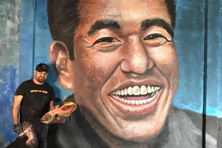 Mural de Kaleth en Bucaramanga