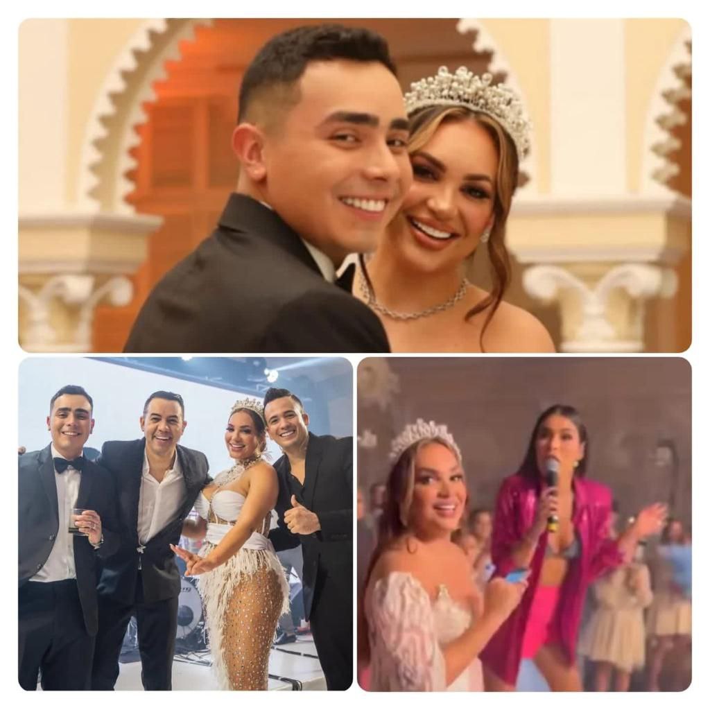 Andrea Valdiris y Felipe Saruma