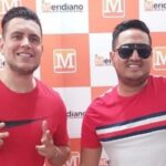Los artistas Saúl Lallemand y Aldair Velásquez