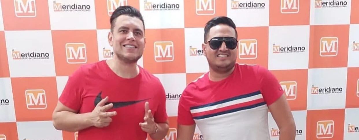Los artistas Saúl Lallemand y Aldair Velásquez